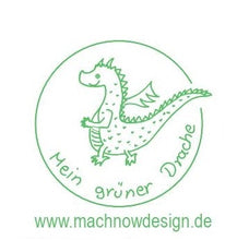 Lade das Bild in den Galerie-Viewer, Mein gruener Drache Logo Machnow Design
