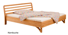 Lade das Bild in den Galerie-Viewer, Massivholzbett Finesse, Sprossenkopfteil, Holzschmiede