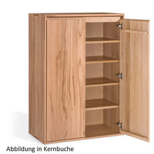 Lade das Bild in den Galerie-Viewer, Waeschekommode 1, offen, Massivholz, Kernbuche, Dormiente