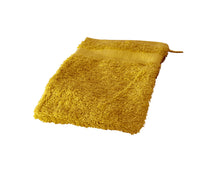 Lade das Bild in den Galerie-Viewer, Cotonea frottier Waschhandschuh Bio-Baumwolle curry