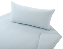 Lade das Bild in den Galerie-Viewer, Cotonea Bio Bettwäsche Chambray Pastellblau