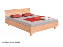 Lade das Bild in den Galerie-Viewer, Massivholzbett Kanda, Kernbuche, Dormiente