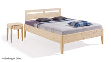 Lade das Bild in den Galerie-Viewer, Massivholzbett, Kalmera, hoch, Zirbe, Dormiente