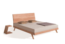 Lade das Bild in den Galerie-Viewer, Massivholzbett, mit Ablage, Laria, Dormiente