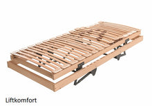Lade das Bild in den Galerie-Viewer, Lattenrost, Heberahmen, Massivholz, Liftkomfort, diagonal, Dormiente