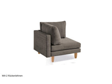 Lade das Bild in den Galerie-Viewer, Lounge S, Hocker, mit 2 Rueckenlehnen, Dormiente