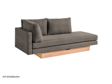 Lade das Bild in den Galerie-Viewer, Lounge S, Natursofa, Schlasofa, Ausfuehrung D, mit Schubkasten