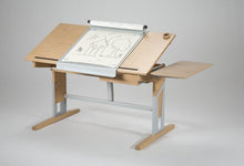 Lade das Bild in den Galerie-Viewer, Schreibtisch, Kinder, Buchensperrholz, Moizi_17, Platte verstellbar