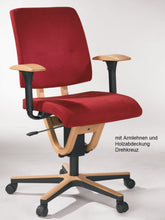 Lade das Bild in den Galerie-Viewer, Buerostuhl, ergonomisch, Moizi_21, rot, mit Armlehnen
