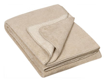 Lade das Bild in den Galerie-Viewer, Wohndecke, Jacquard, Melange, hermelin, Richter Textilien