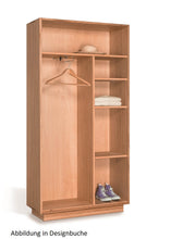 Lade das Bild in den Galerie-Viewer, Garderobenschrank. Massivholz, Designbuche, Dormiente