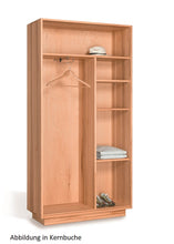 Lade das Bild in den Galerie-Viewer, Garderobenschrank. Massivholz, Kernbuche, Dormiente