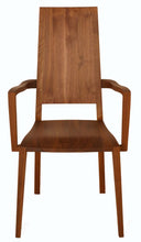 Lade das Bild in den Galerie-Viewer, Stuhl Julia 5, Armlehne, Massivholz, Nussbaum