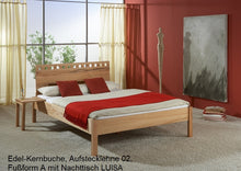Lade das Bild in den Galerie-Viewer, Massivholzbett selbst gestalten, Menuebeispiel