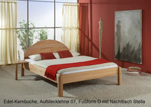 Lade das Bild in den Galerie-Viewer, Massivholzbett selbst gestalten, Menuebeispiel