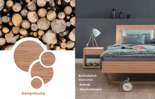 Lade das Bild in den Galerie-Viewer, Designbuche-Bett