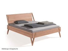 Lade das Bild in den Galerie-Viewer, Massivholzbett-Viva-Designbuche