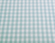 Lade das Bild in den Galerie-Viewer, Cotonea Bio Edel-Linon Kinderbettwäsche Vichy Karo in hellblau Muster