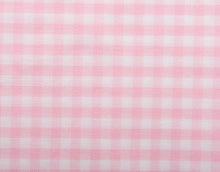 Lade das Bild in den Galerie-Viewer, Cotonea Bio Edel-Linon Kinderbettwäsche Vichy Karo in rose Muster
