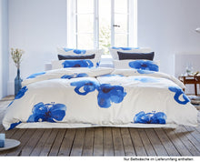 Lade das Bild in den Galerie-Viewer, Cotonea Bio Satin Bettwäsche Blaue Anemone, Ambiente
