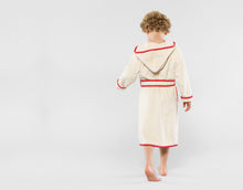 Lade das Bild in den Galerie-Viewer, Bio-Frottier Kinderbademantel