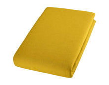 Lade das Bild in den Galerie-Viewer, Cotonea, Bio Spannbettlaken hohe Matratze, Doppel-Jersey-Baumwolle, curry gelb