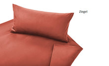 Lade das Bild in den Galerie-Viewer, Cotonea Bio Satin Bettwäsche Classic in ziegel