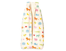 Lade das Bild in den Galerie-Viewer, Cotonea Bio Kinderschlafsack mit Teddyplüsch-Futter und Motiv Tiere