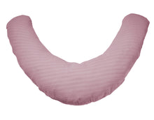 Lade das Bild in den Galerie-Viewer, Bio Musselin Stillkissen mit Dinkelspelz-Füllung in altrosa