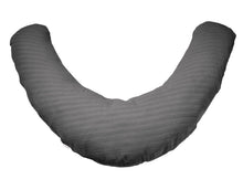 Lade das Bild in den Galerie-Viewer, Bio Musselin Stillkissen mit Dinkelspelz-Füllung in anthrazit