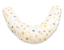 Lade das Bild in den Galerie-Viewer, Cotona Bio Baumwoll-Satin Stillkissen, Dinkelspelz-Füllung, Motiv Meister Hase