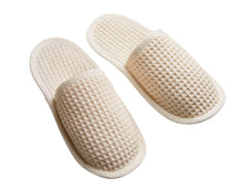 Lade das Bild in den Galerie-Viewer, Hotelslipper, Badeschuhe, Bio-Baumwolle, natur,Cotonea