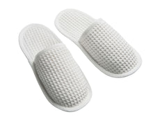 Lade das Bild in den Galerie-Viewer, Hotelslipper, Badeschuhe, Bio-Baumwolle, weiß, Cotonea
