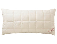 Lade das Bild in den Galerie-Viewer, Cotonea Bio Kopfkissen Lana mit Schurwollnoppen-Füllung & Baumwollhülle