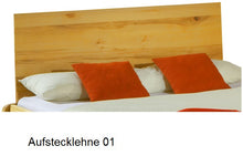 Lade das Bild in den Galerie-Viewer, Aufstecklehne 01 fuer Bett, massiv