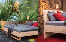 Lade das Bild in den Galerie-Viewer, Zirbenbett-Pinar-Collage