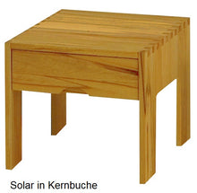Lade das Bild in den Galerie-Viewer, Nachtkonsole-mit-Schublade-Kernbuche