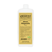 Lade das Bild in den Galerie-Viewer, Kreidezeit-Oliven-Pflegeseife-1-Liter