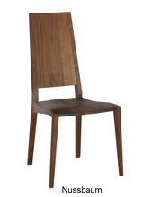 Lade das Bild in den Galerie-Viewer, Stuhl Julia, Massivholz, Nussbaum