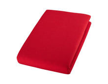 Lade das Bild in den Galerie-Viewer, Cotonea Bio Jersey Spannbettlaken in rot