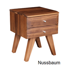 Lade das Bild in den Galerie-Viewer, Nachtkaestchen Viala, Nussbaum