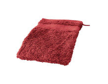 Lade das Bild in den Galerie-Viewer, Cotonea frottier Waschhandschuh Bio-Baumwolle rot
