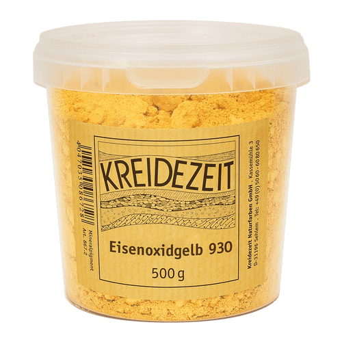 Kreidezeit Pigment Eisenoxidgelb 930, 500 g