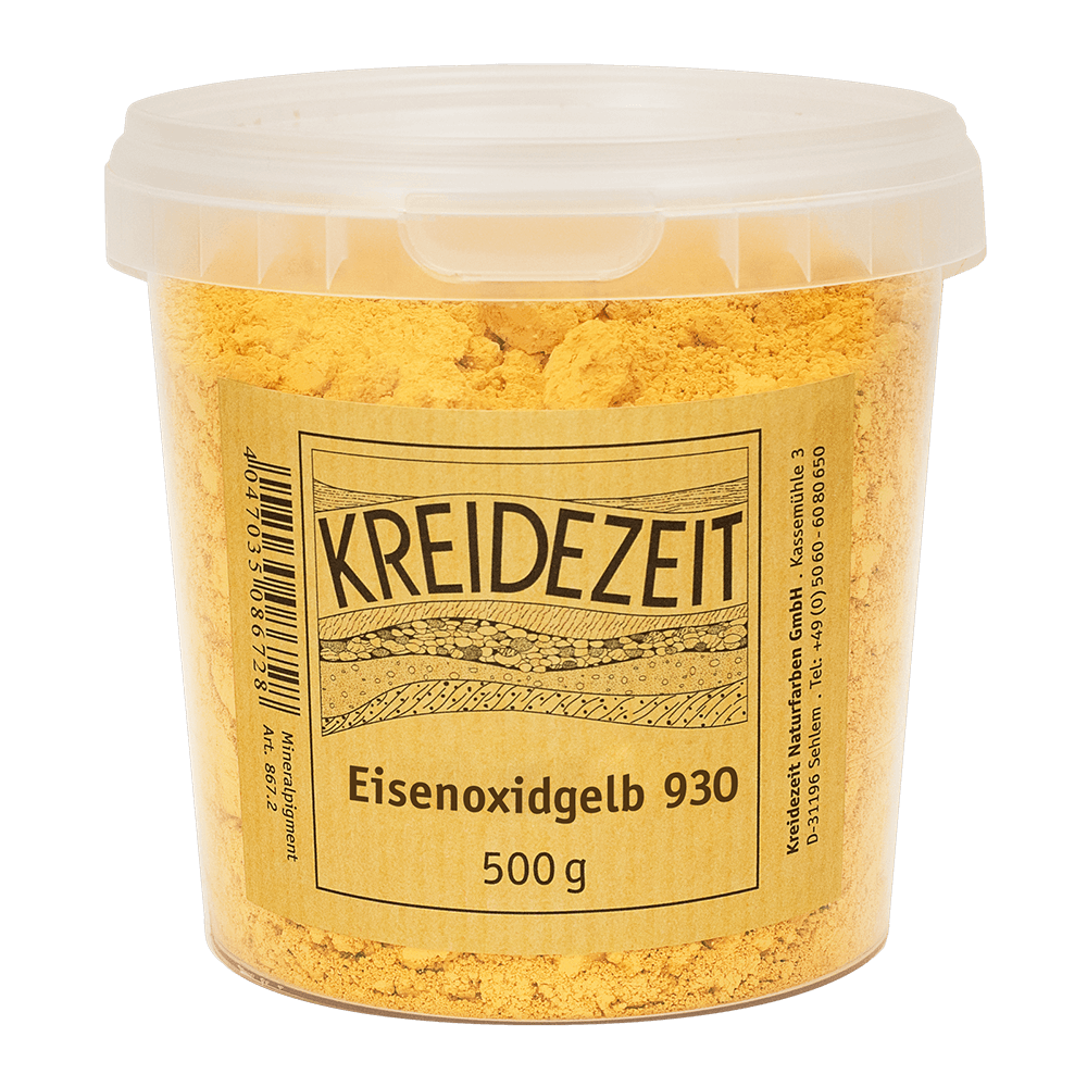 Kreidezeit Pigment Eisenoxidgelb 930, 500 g