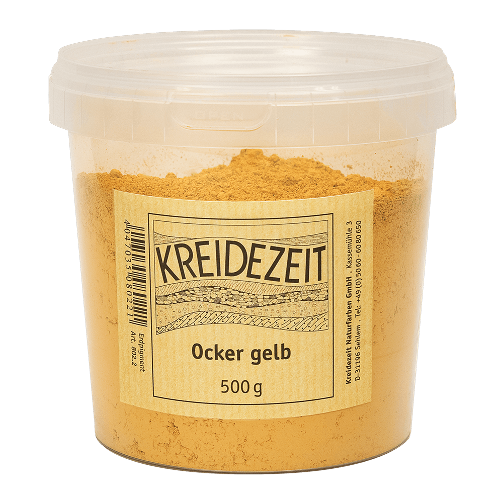 Kreidezeit-Pigment-Ockergelb-500g