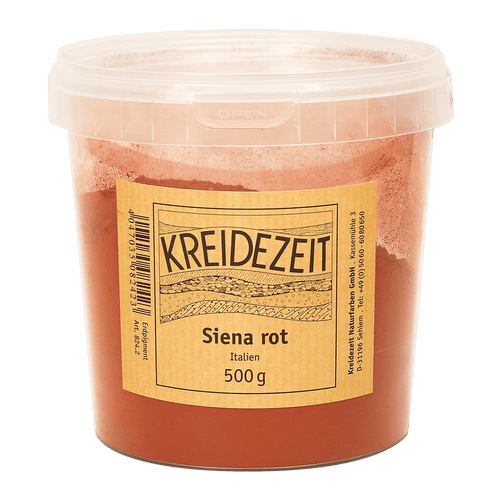 Kreidezeit-Pigment-Siena-rot-Italien