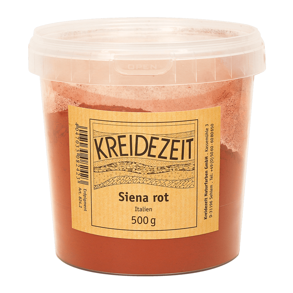 Kreidezeit-Pigment-Siena-rot-Italien